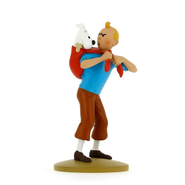 Tintin - Terry på ryggen - Resin figur - 12 cm