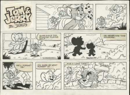 Tom & Jerry - original avis stribe - 27. januar 1991 - Kelly Jarvis