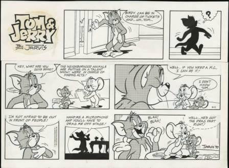 Tom & Jerry - original avis stribe - 11. april 1993 - Kelly Jarvis