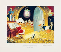 Thumbnail for Visitor from the underground - signeret og limiteret kunsttryk fra Another Rainbow - Carl Barks (Copy)