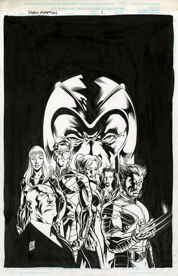 X-men movie adaption - originalt cover - Anthony Williams og Andy Lanning